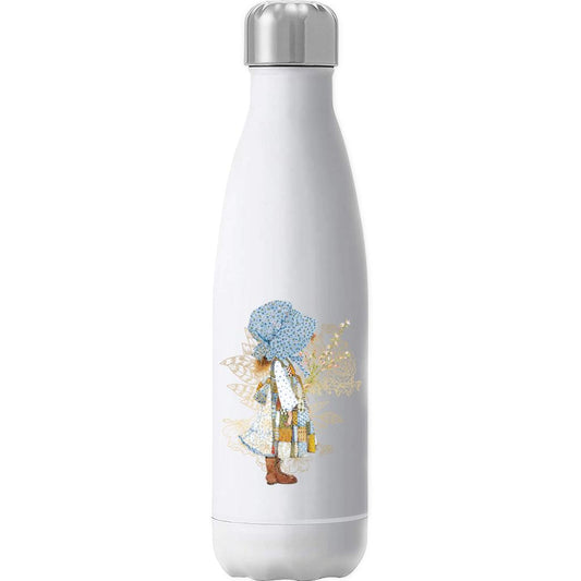 Holly-Hobbie-Classic-Hat-And-Flowers-Insulated-Stainless-Steel-Water-Bottle