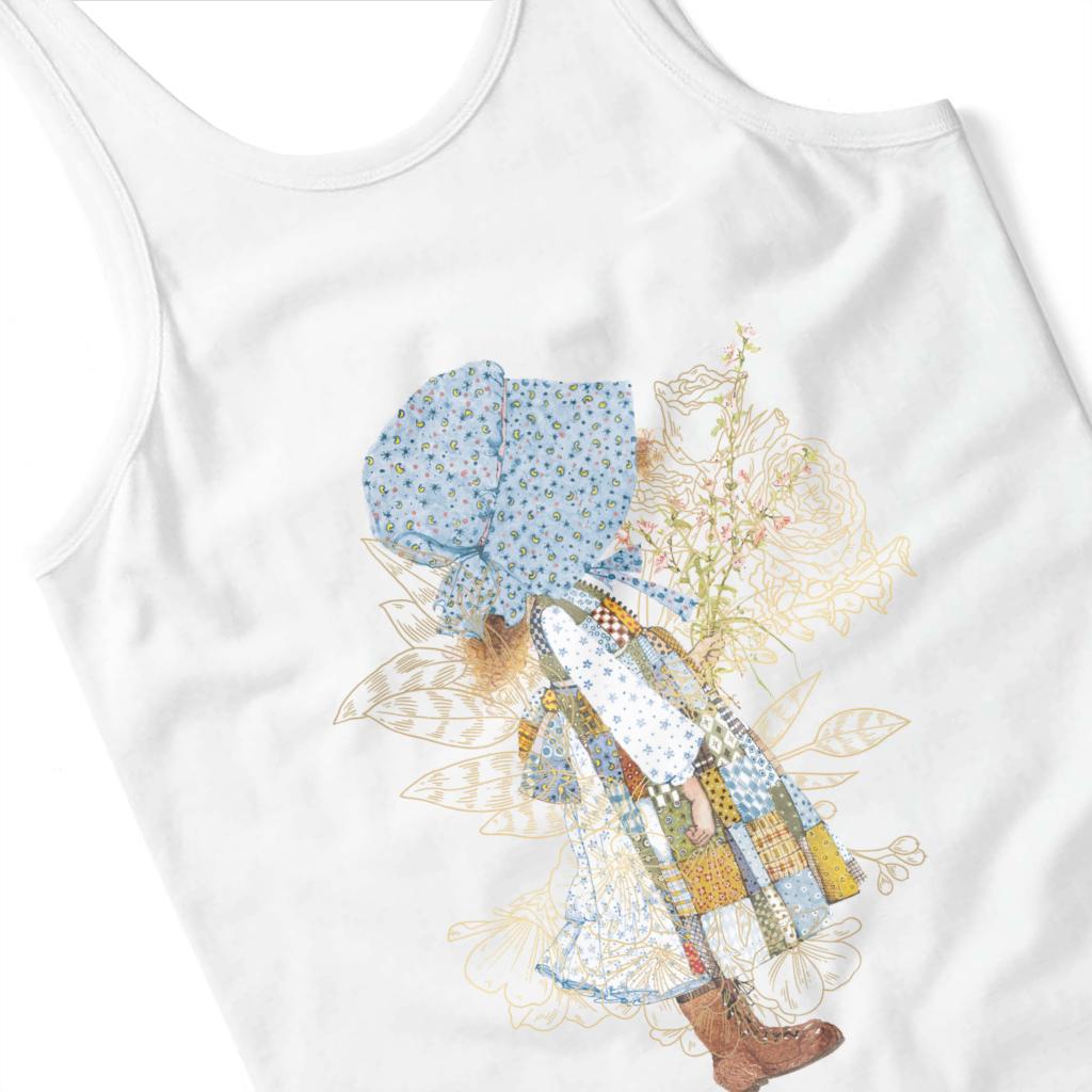 Holly-Hobbie-Classic-Hat-And-Flowers-Mens-Vest