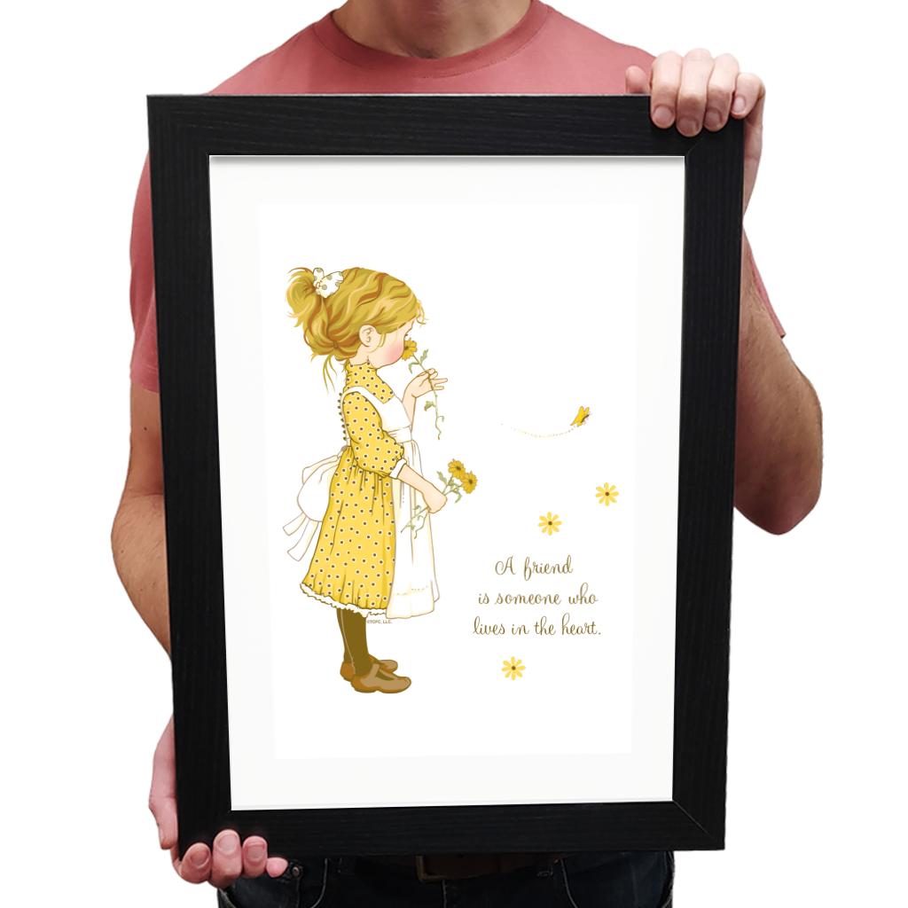 Holly-Hobbie-Classic-A-Friend-Lives-In-The-Heart-Framed-Print