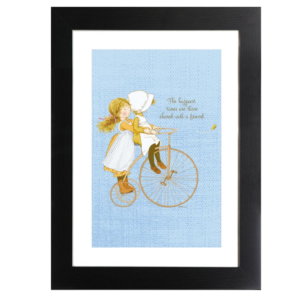 Holly-Hobbie-Classic-Happiest-Times-Are-Shared-With-A-Friend-Framed-Print