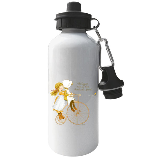 Holly-Hobbie-Classic-Happiest-Times-Are-Shared-With-A-Friend-Aluminium-Sports-Water-Bottle