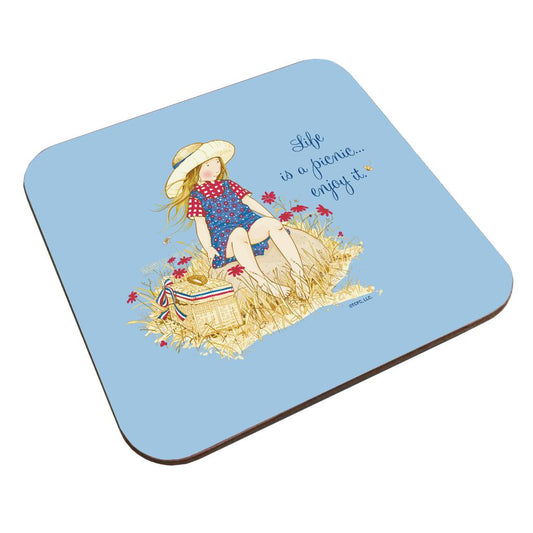 Holly-Hobbie-Classic-Life-Is-A-Picnic-Enjoy-It-Coaster