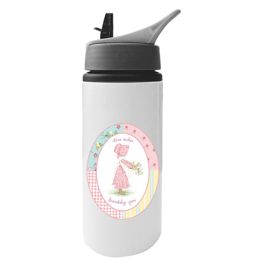 Holly-Hobbie-Classic-Love-Makes-A-Friendship-Grow-Aluminium-Water-Bottle-With-Straw-