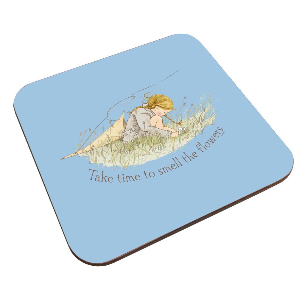 Holly-Hobbie-Classic-Take-Time-To-Smell-The-Flowers-Coaster