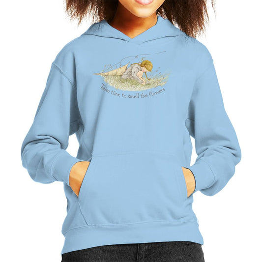 Holly-Hobbie-Classic-Take-Time-To-Smell-The-Flowers-Kids-Hooded-Sweatshirt