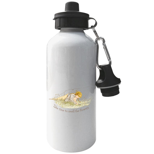Holly-Hobbie-Classic-Take-Time-To-Smell-The-Flowers-Aluminium-Sports-Water-Bottle