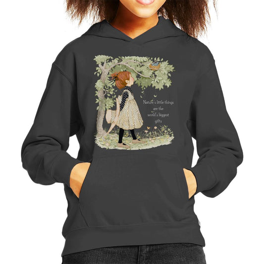 Holly-Hobbie-Classic-Natures-Little-Things-Light-Text-Kids-Hooded-Sweatshirt