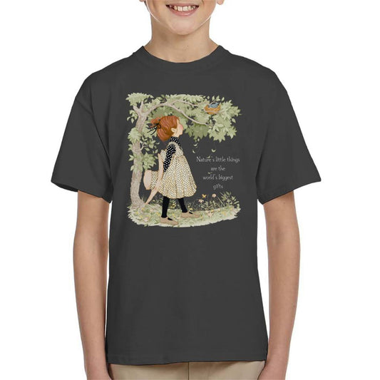 Holly-Hobbie-Classic-Natures-Little-Things-Light-Text-Kids-T-Shirt