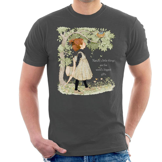 Holly-Hobbie-Classic-Natures-Little-Things-Light-Text-Mens-T-Shirt