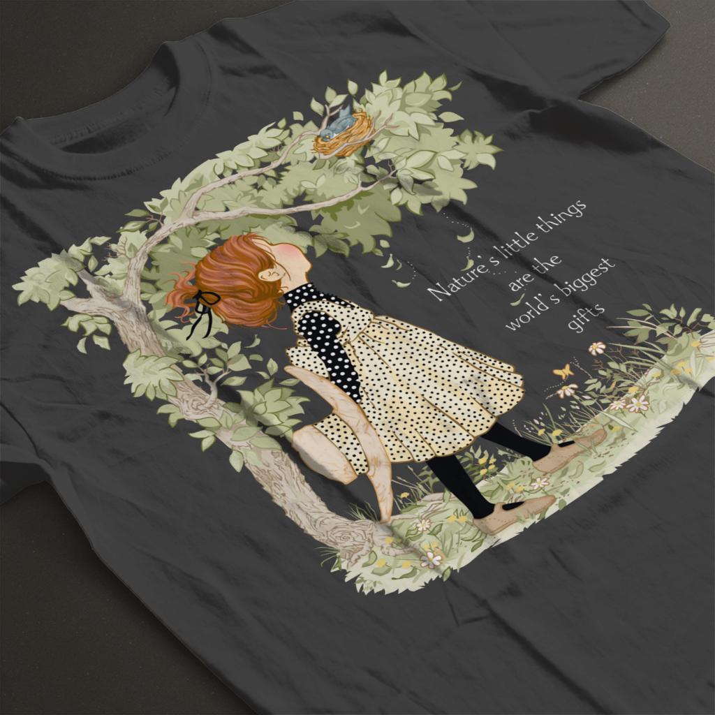 Holly-Hobbie-Classic-Natures-Little-Things-Light-Text-Womens-T-Shirt