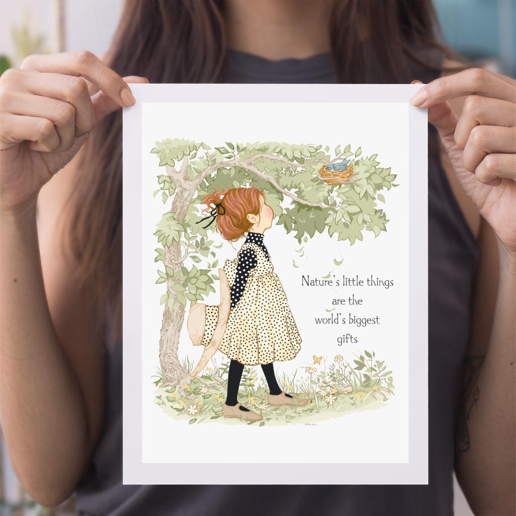 Holly-Hobbie-Classic-Natures-Little-Things-Dark-Text-A4-Print