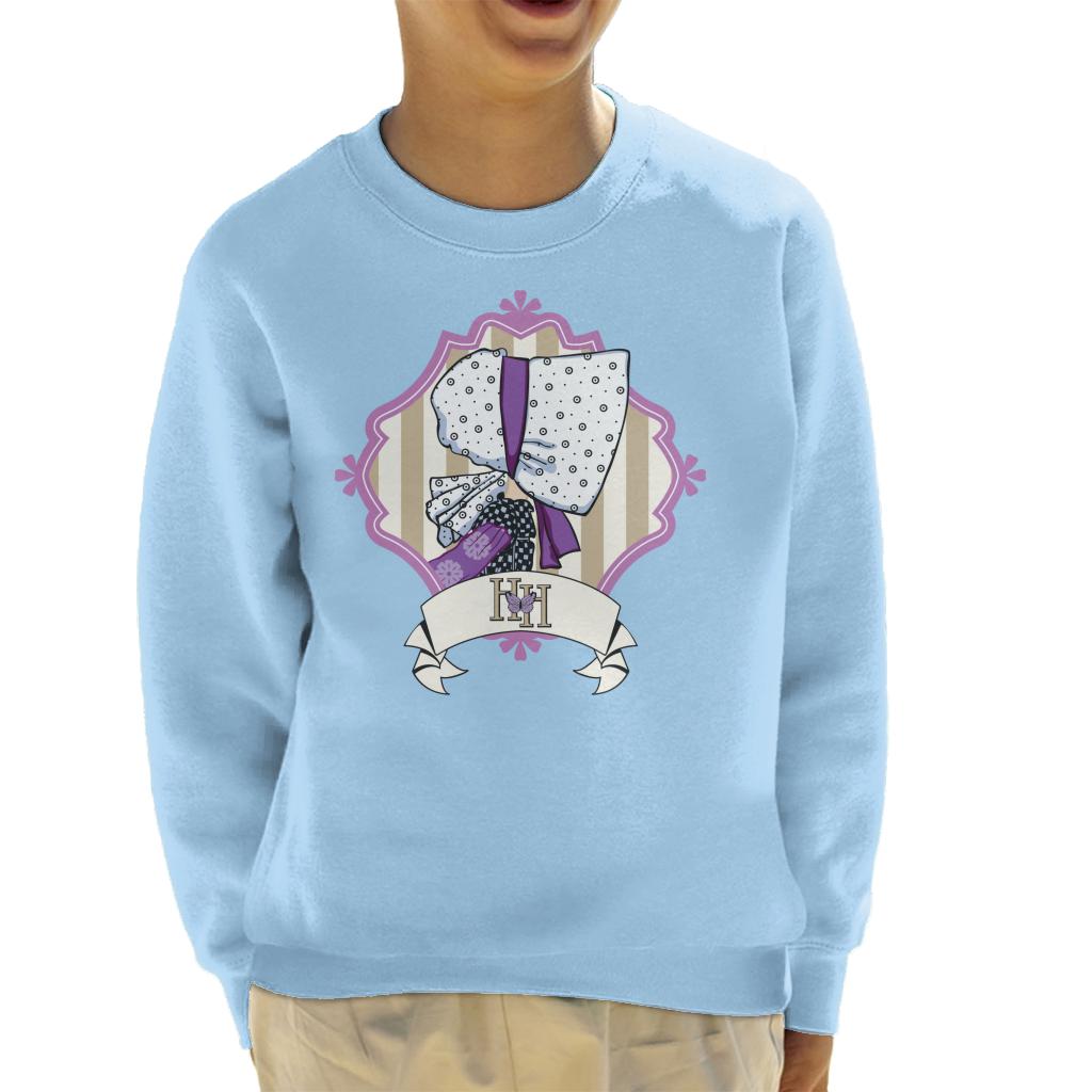 Holly-Hobbie-Classic-Bonnet-Side-Profile-Kids-Sweatshirt