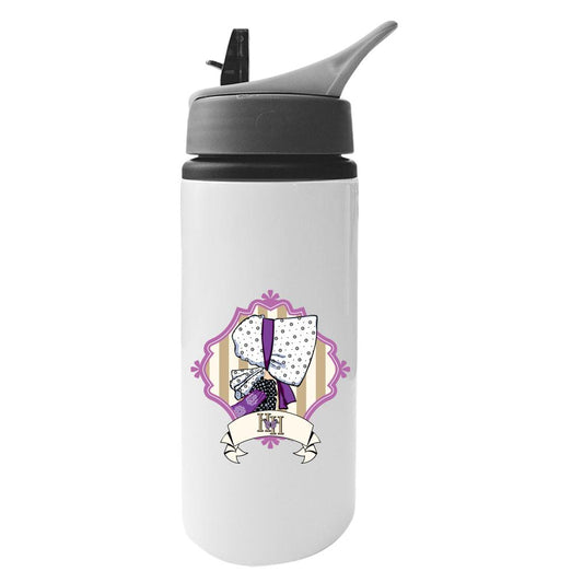 Holly-Hobbie-Classic-Bonnet-Side-Profile-Aluminium-Water-Bottle-With-Straw-