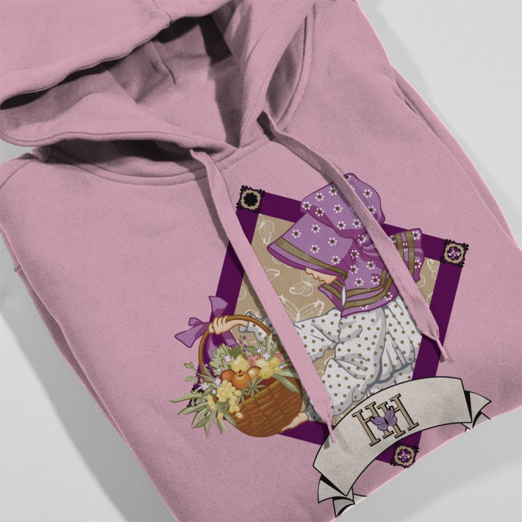 Holly-Hobbie-Classic-With-A-Basket-Of-Fruit-And-Flowers-Kids-Hooded-Sweatshirt