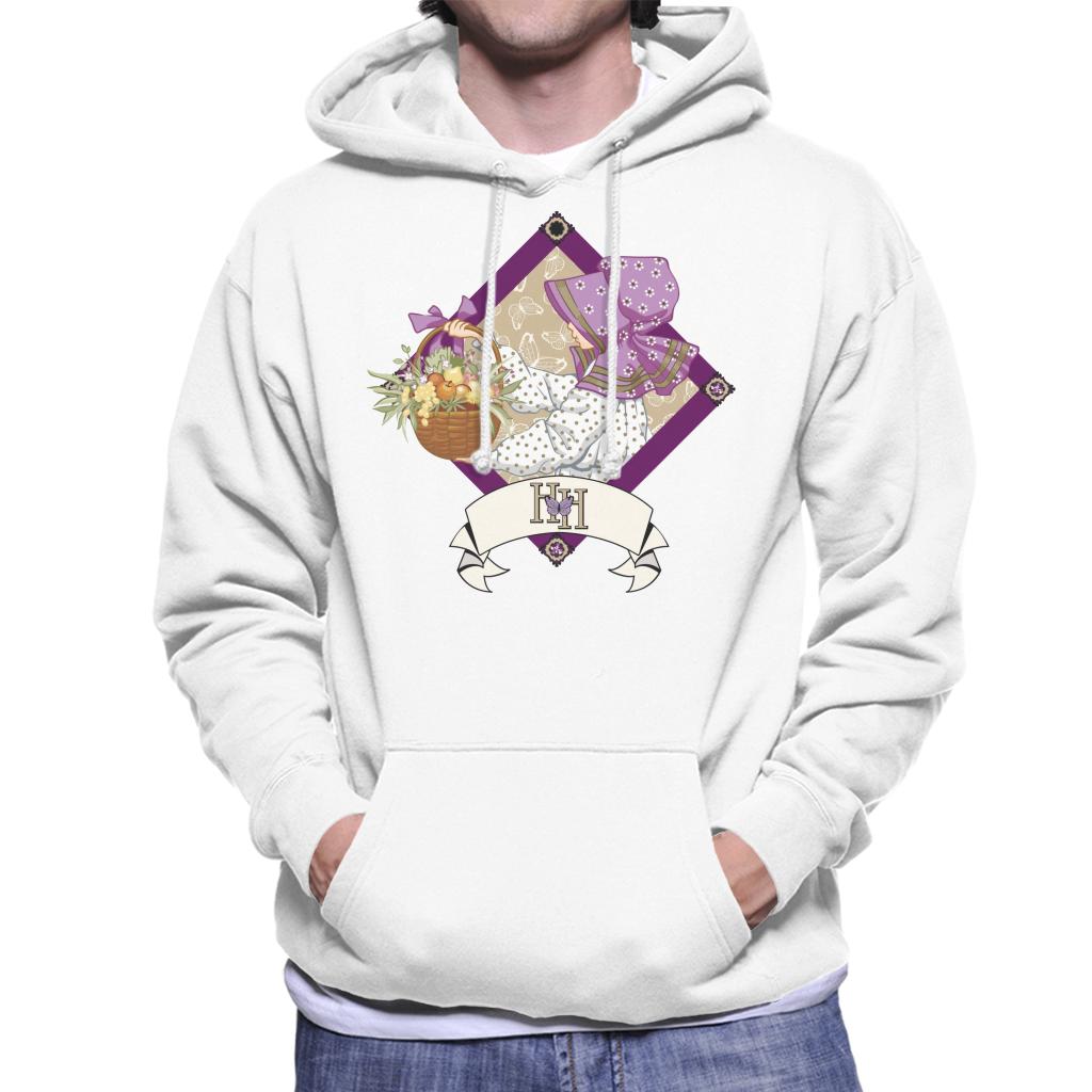 Holly-Hobbie-Classic-With-A-Basket-Of-Fruit-And-Flowers-Mens-Hooded-Sweatshirt