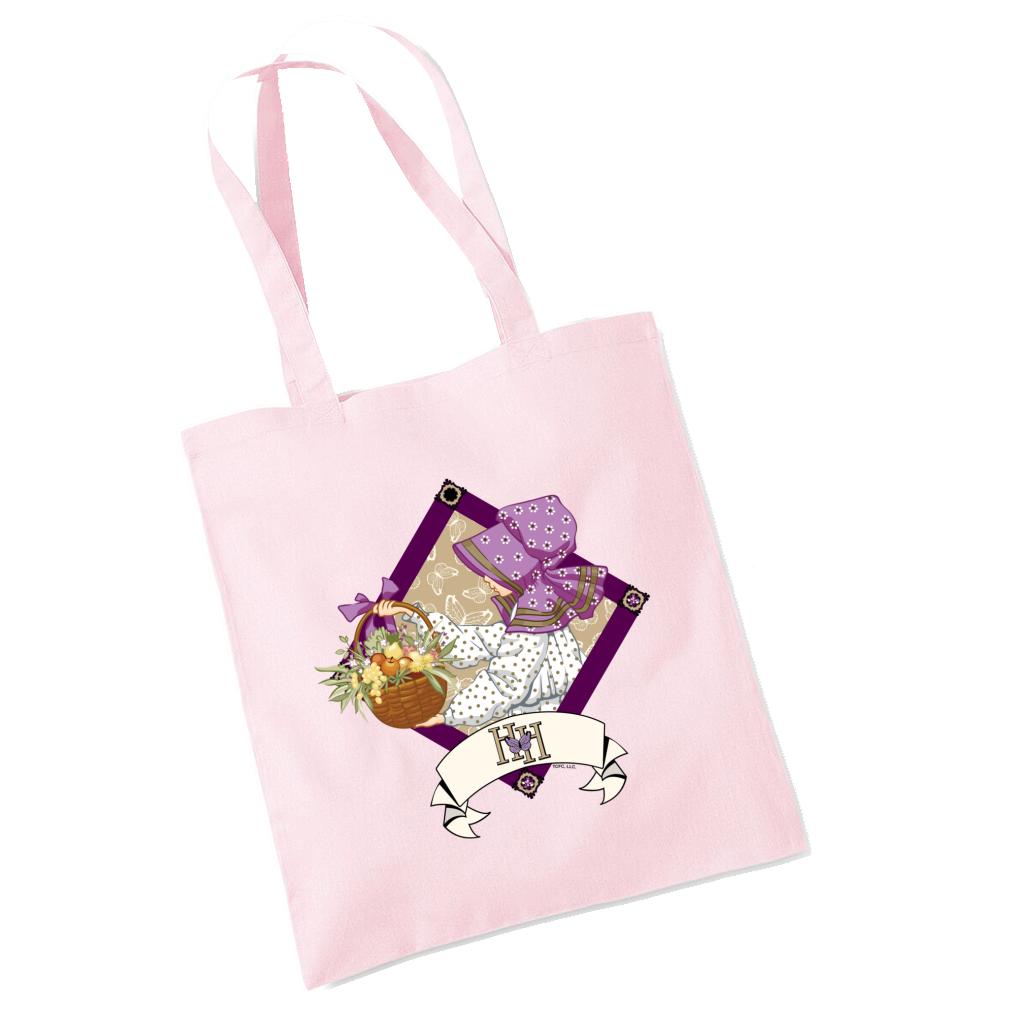 Holly-Hobbie-Classic-With-A-Basket-Of-Fruit-And-Flowers-Totebag