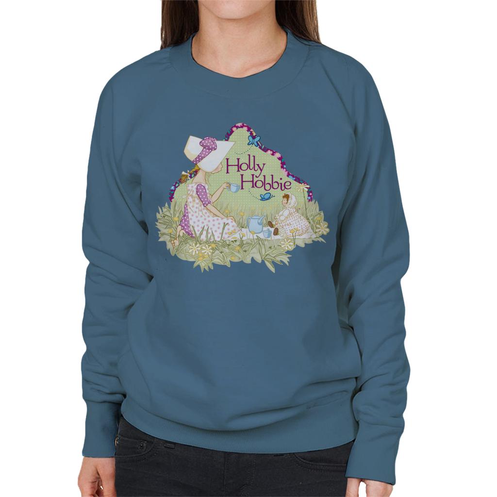 Holly-Hobbie-Classic-Tea-Party-Womens-Sweatshirt