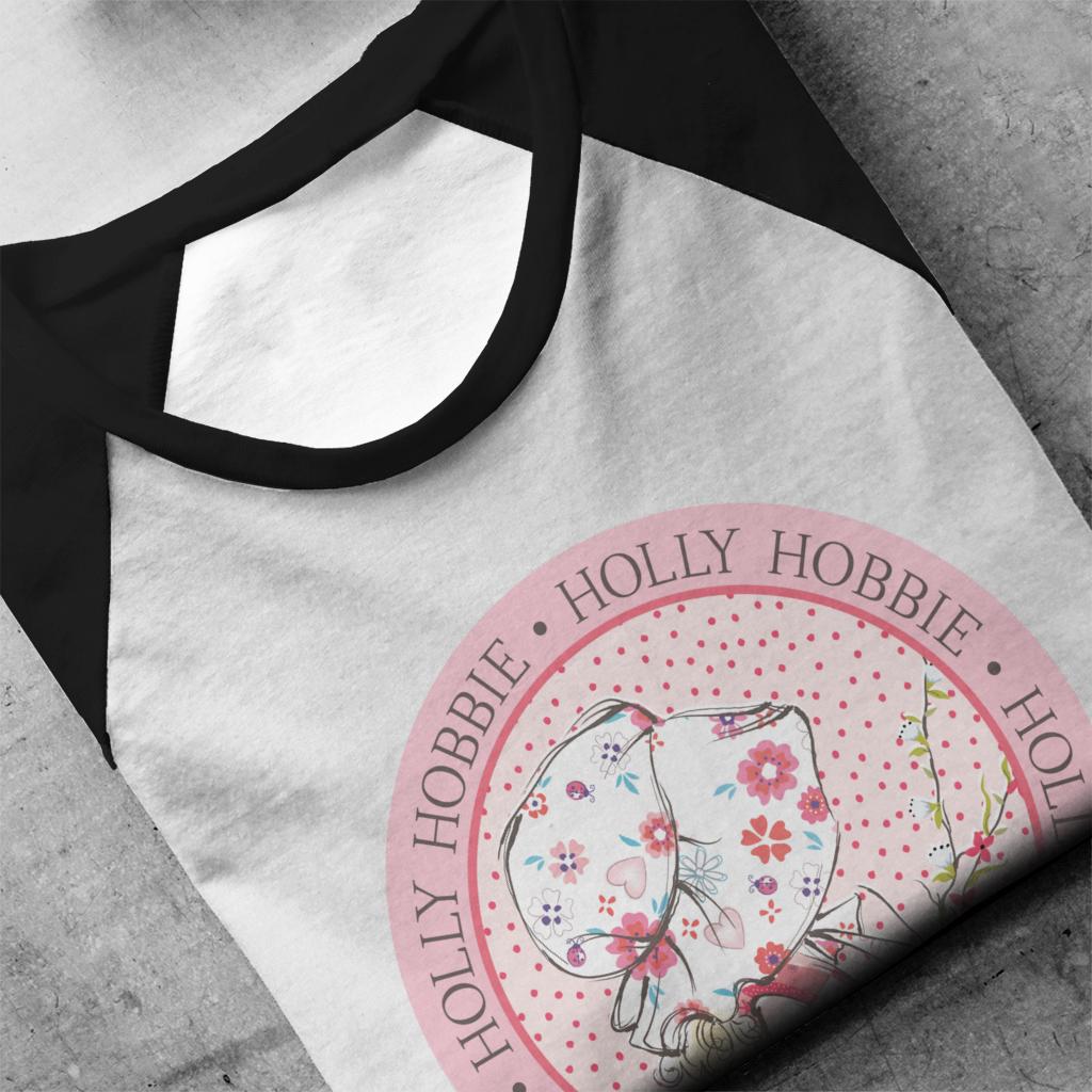 Holly-Hobbie-Classic-Circle-Mens-Baseball-Long-Sleeved-T-Shirt
