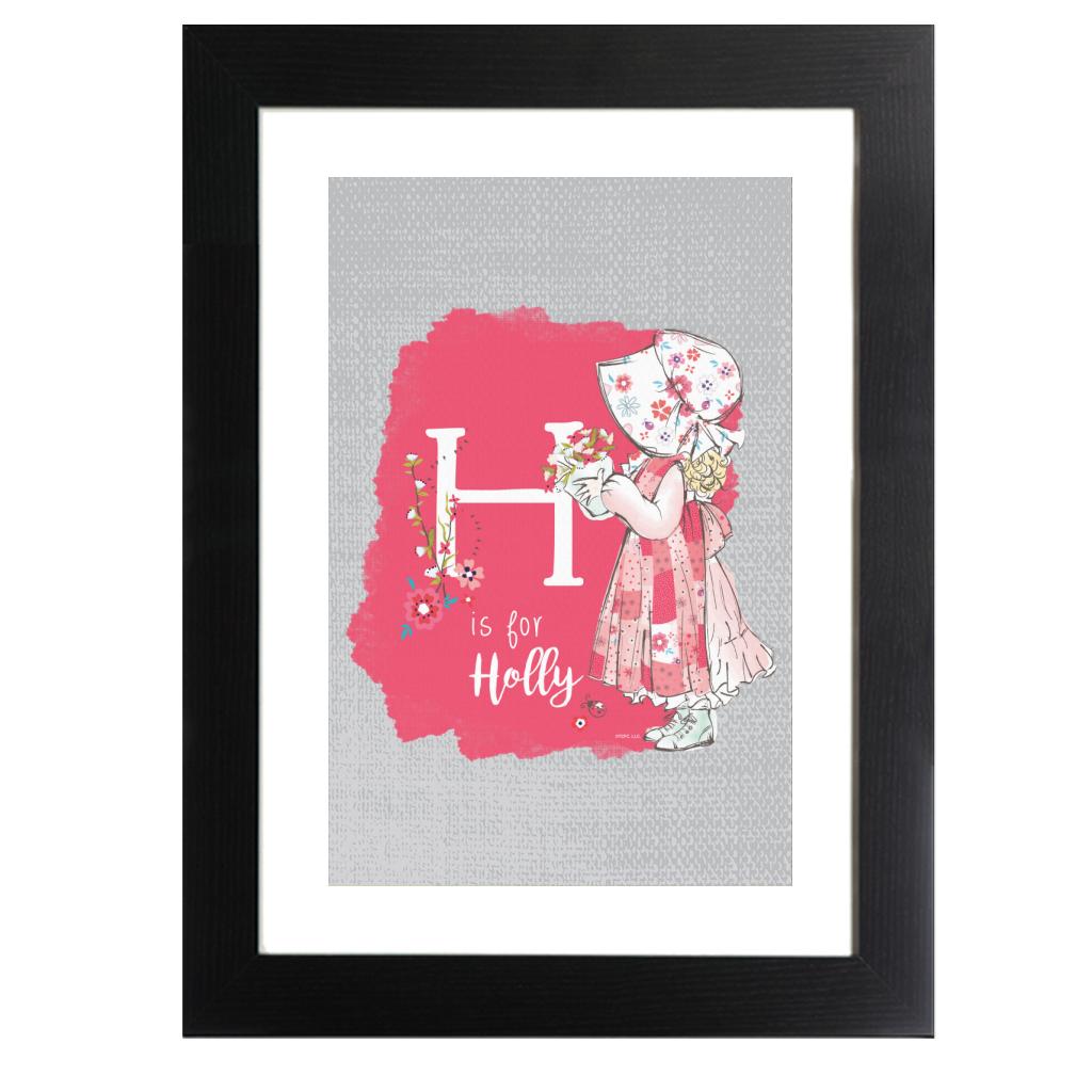 Holly-Hobbie-Classic-H-Is-For-Holly-Framed-Print