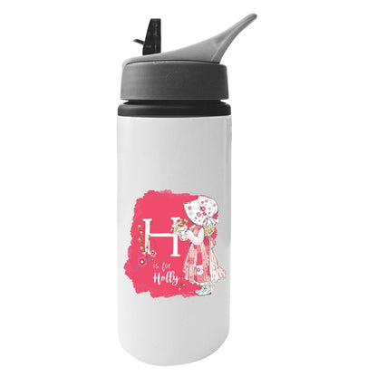 Holly-Hobbie-Classic-H-Is-For-Holly-Aluminium-Water-Bottle-With-Straw-