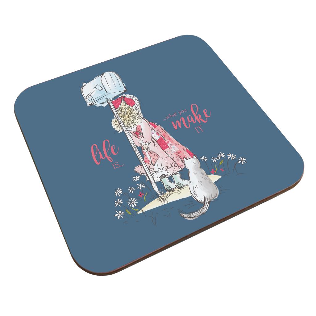 Holly-Hobbie-Classic-Life-Is-What-You-Make-It-Coaster