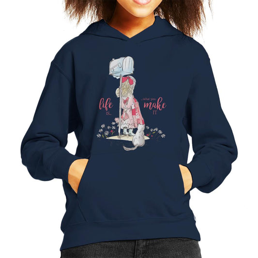 Holly-Hobbie-Classic-Life-Is-What-You-Make-It-Kids-Hooded-Sweatshirt