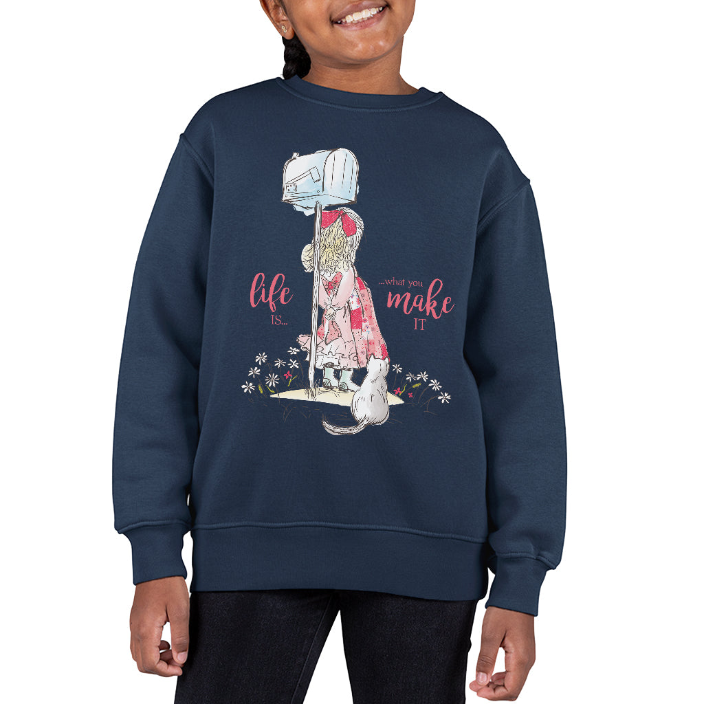 Classic Life Is What You Make It Kids Sweatshirt