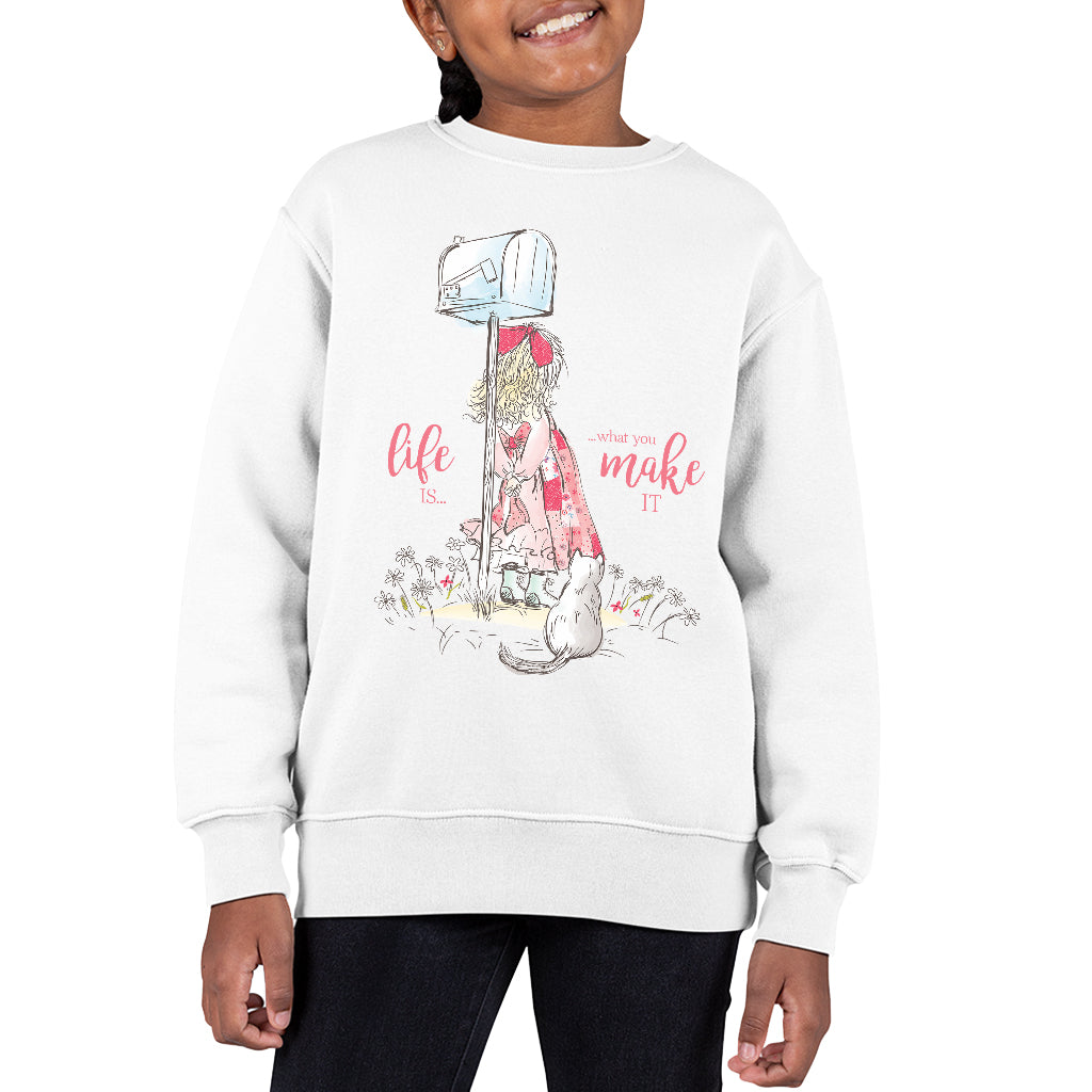 Classic Life Is What You Make It Kids Sweatshirt