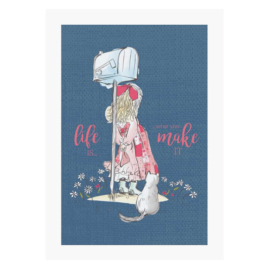 Holly-Hobbie-Classic-Life-Is-What-You-Make-It-A4-Print